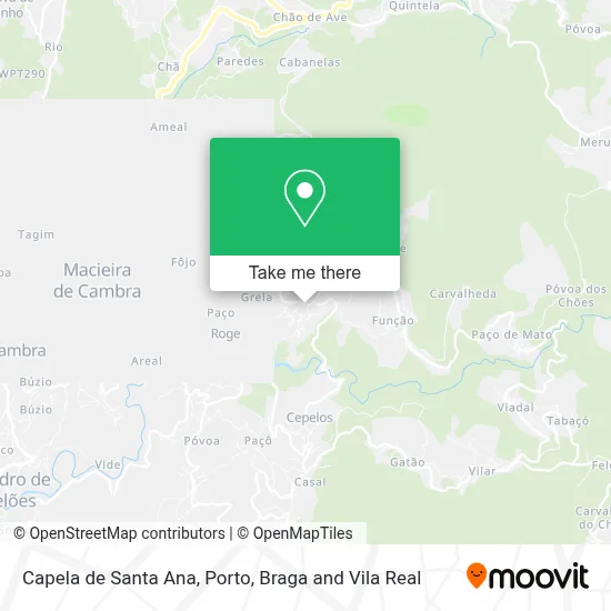 Capela de Santa Ana map