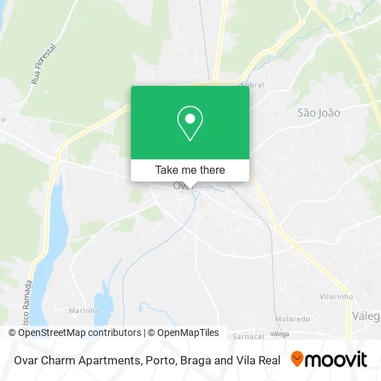Ovar Charm Apartments map