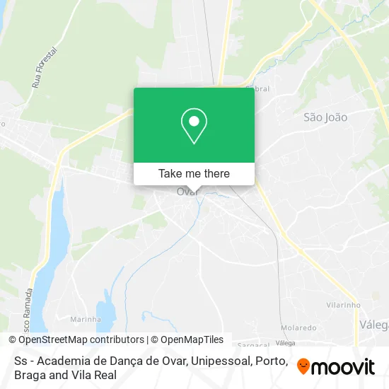 Ss - Academia de Dança de Ovar, Unipessoal map