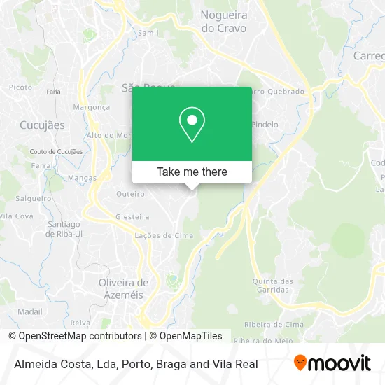 Almeida Costa, Lda map