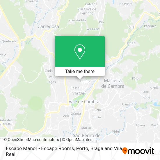 Escape Manor - Escape Rooms map