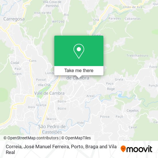 Correia, José Manuel Ferreira map