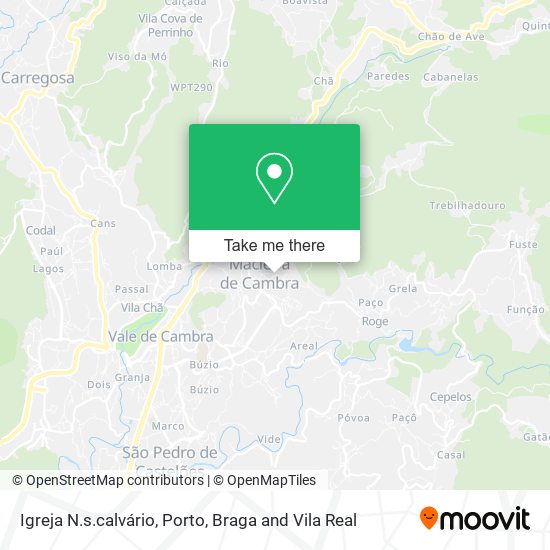 Igreja N.s.calvário mapa