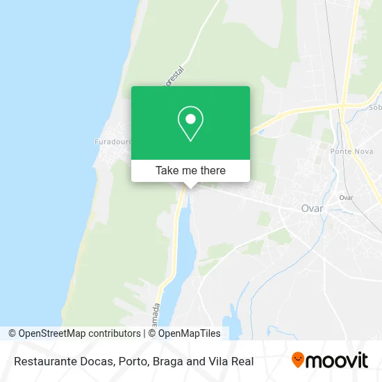 Restaurante Docas map