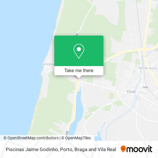 Piscinas Jaime Godinho mapa