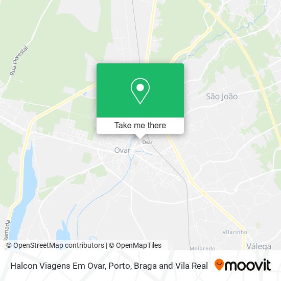 Halcon Viagens Em Ovar map