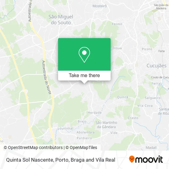 Quinta Sol Nascente map