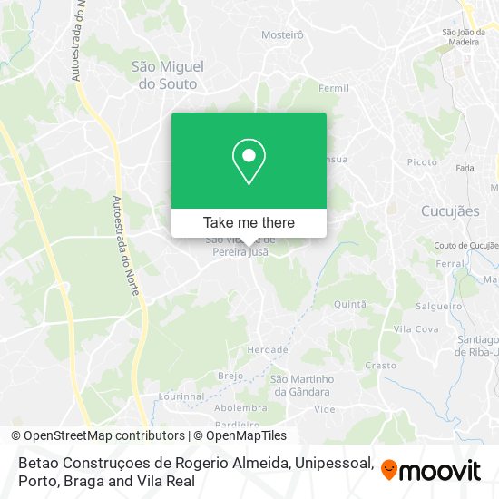 Betao Construçoes de Rogerio Almeida, Unipessoal map