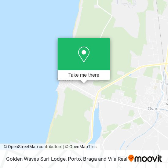 Golden Waves Surf Lodge map