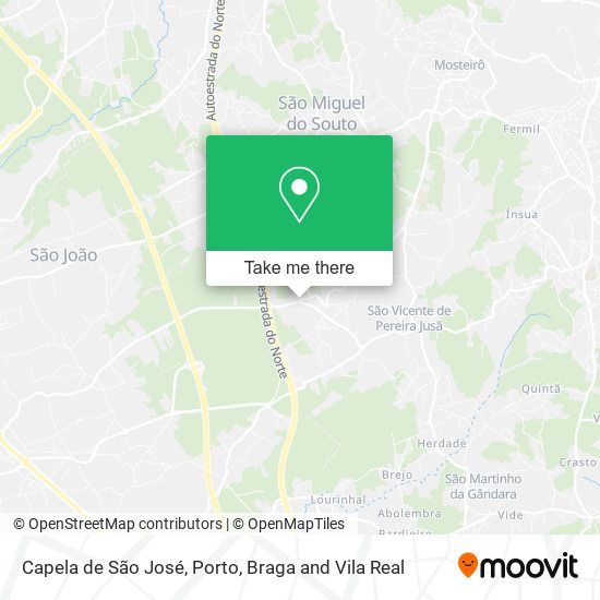 Capela de São José map