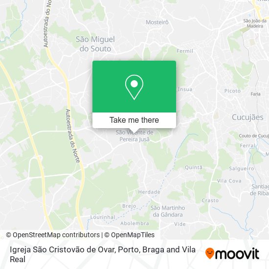 Igreja São Cristovão de Ovar map