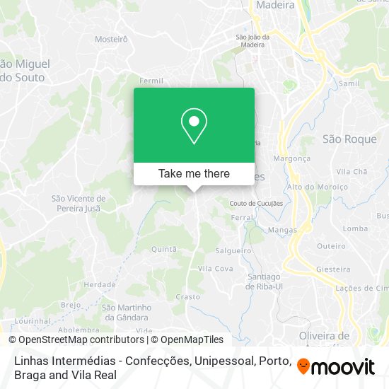 Linhas Intermédias - Confecções, Unipessoal map