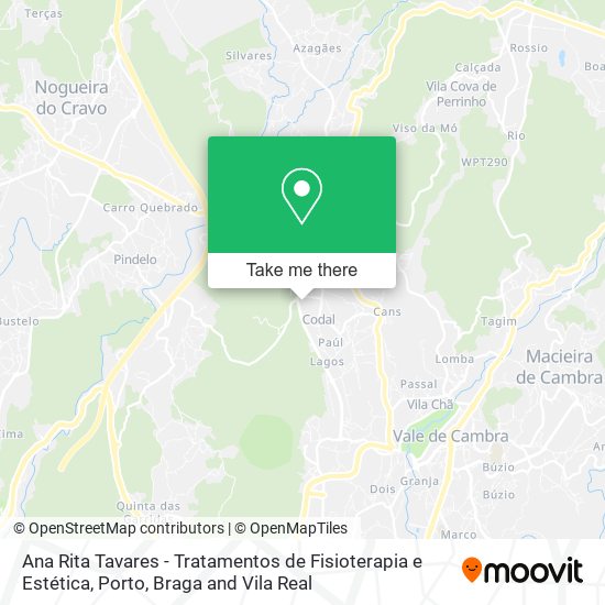 Ana Rita Tavares - Tratamentos de Fisioterapia e Estética map