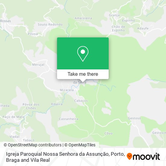 Igreja Paroquial Nossa Senhora da Assunção mapa