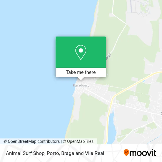 Animal Surf Shop map