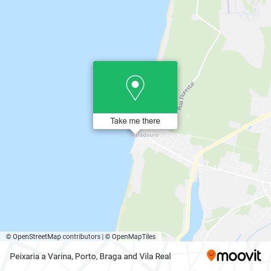Peixaria a Varina mapa