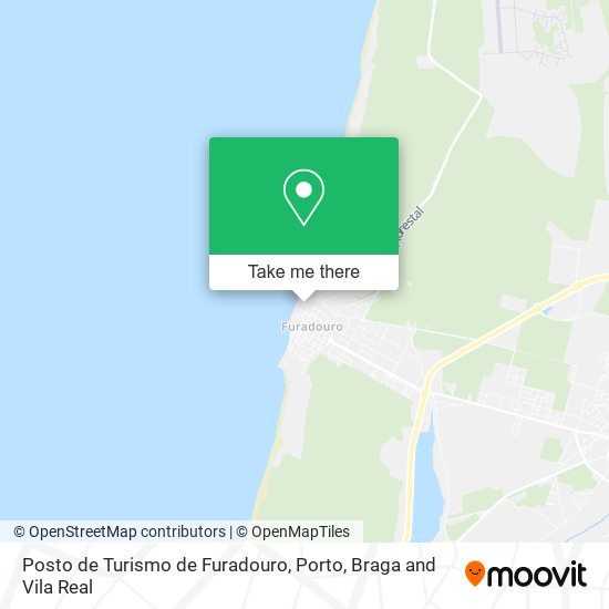 Posto de Turismo de Furadouro map