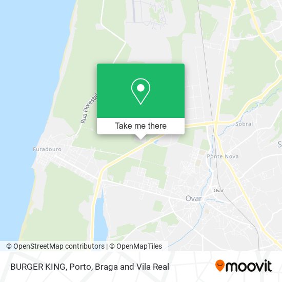 BURGER KING map