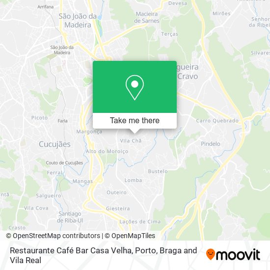 Restaurante Café Bar Casa Velha mapa