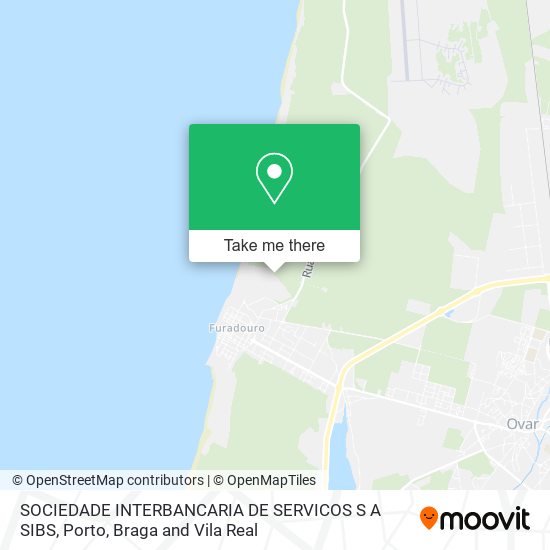 SOCIEDADE INTERBANCARIA DE SERVICOS S A SIBS map