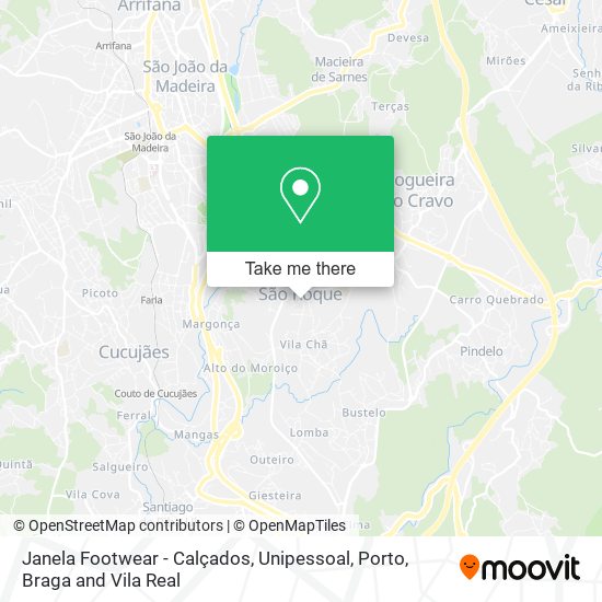 Janela Footwear - Calçados, Unipessoal map