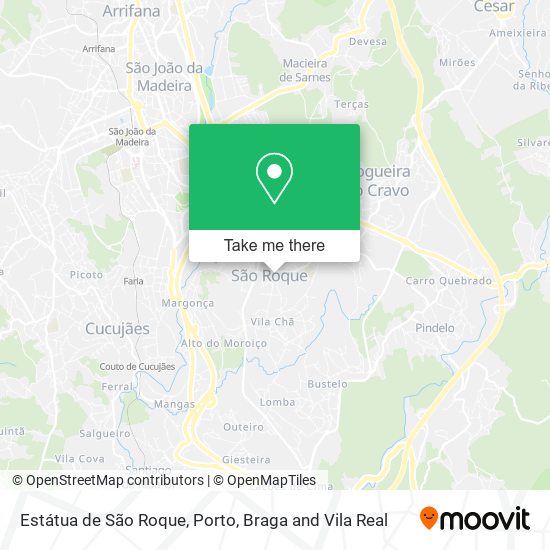 Estátua de São Roque map
