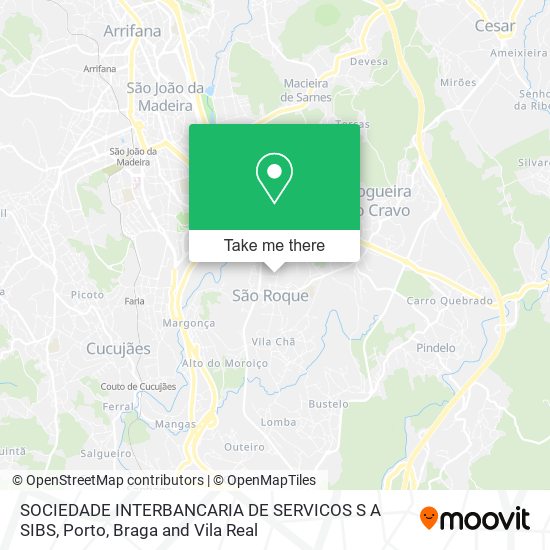 SOCIEDADE INTERBANCARIA DE SERVICOS S A SIBS mapa