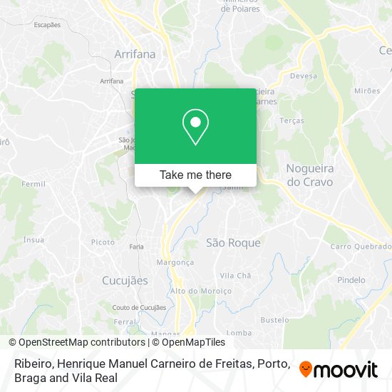 Ribeiro, Henrique Manuel Carneiro de Freitas mapa
