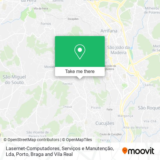Lasernet-Computadores, Serviços e Manutenção, Lda mapa