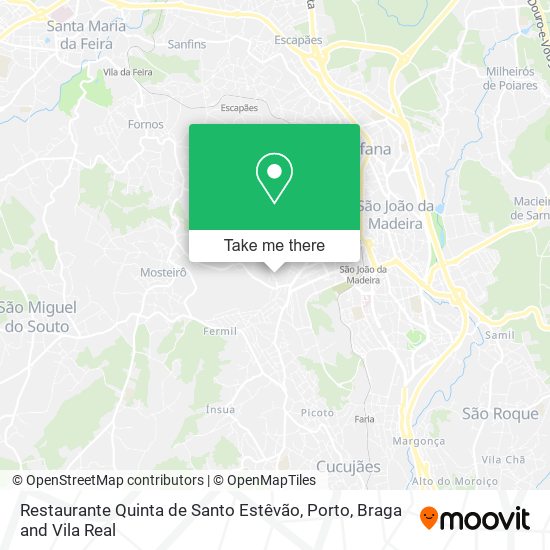 Restaurante Quinta de Santo Estêvão map