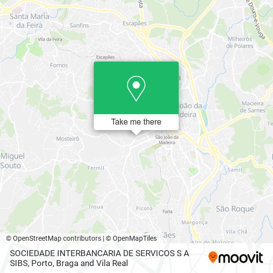 SOCIEDADE INTERBANCARIA DE SERVICOS S A SIBS mapa