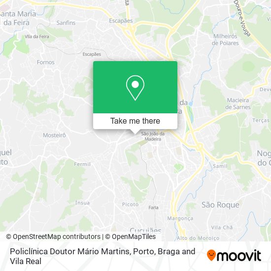 Policlínica Doutor Mário Martins map