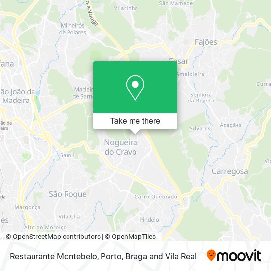 Restaurante Montebelo mapa