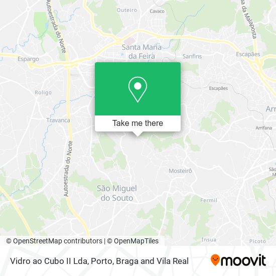 Vidro ao Cubo II Lda mapa