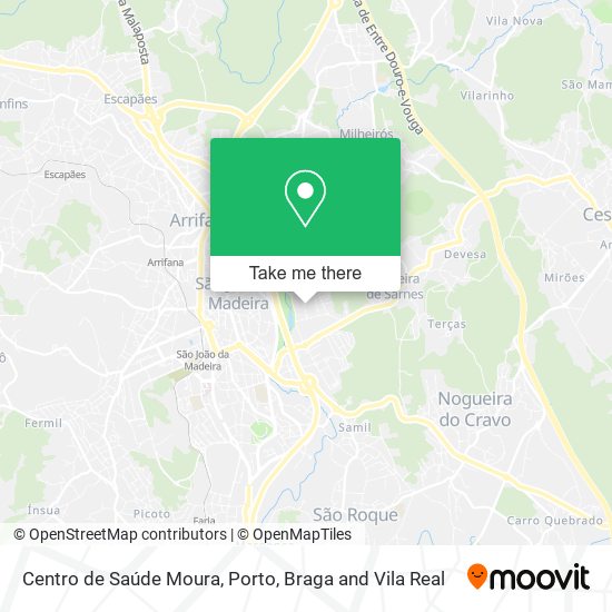 Centro de Saúde Moura map