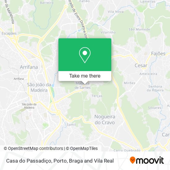 Casa do Passadiço mapa
