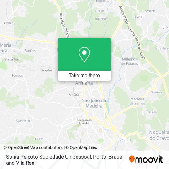 Sonia Peixoto Sociedade Unipessoal mapa