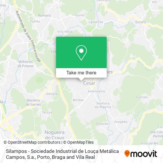 Silampos - Sociedade Industrial de Louça Metálica Campos, S.a. map