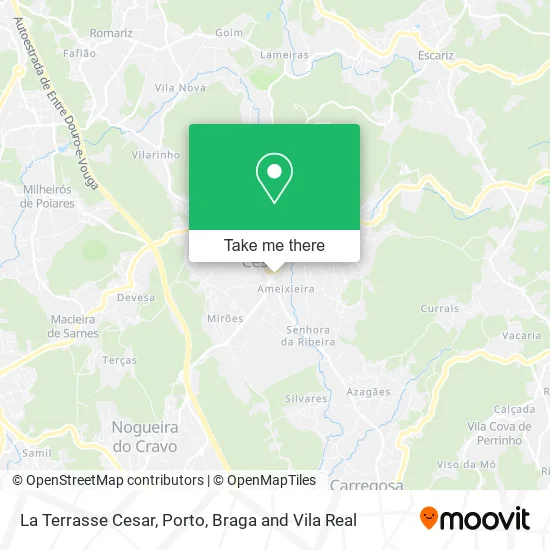 La Terrasse Cesar map