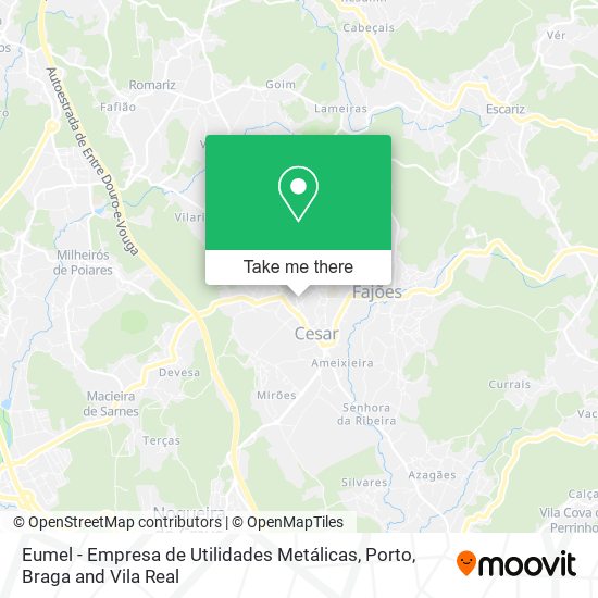 Eumel - Empresa de Utilidades Metálicas map