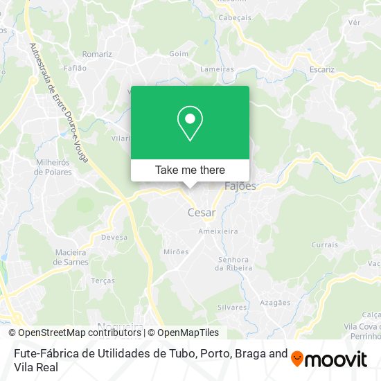 Fute-Fábrica de Utilidades de Tubo map