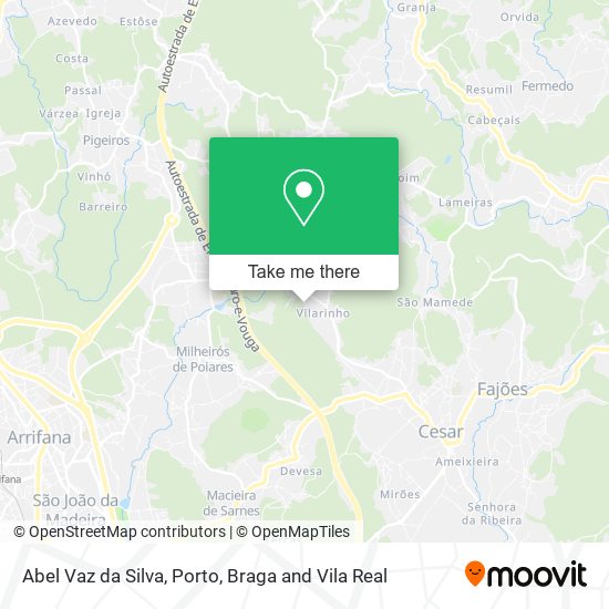 Abel Vaz da Silva mapa
