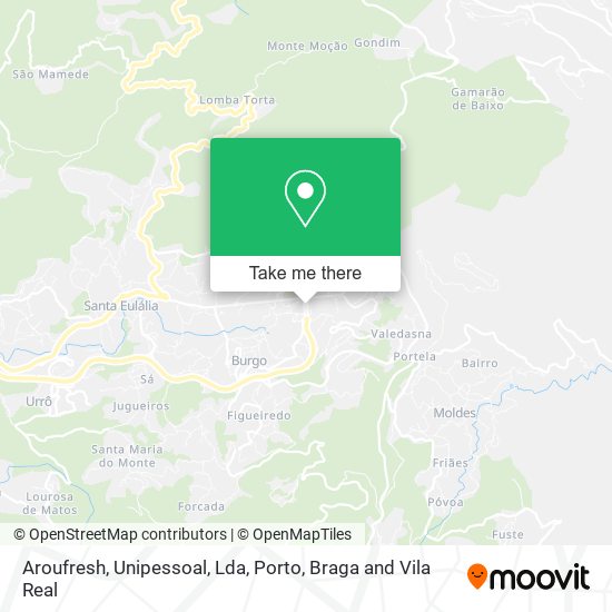 Aroufresh, Unipessoal, Lda mapa
