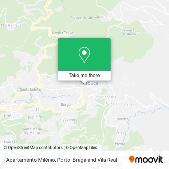 Apartamento Milénio map
