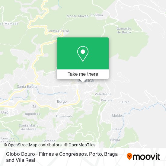 Globo Douro - Filmes e Congressos mapa