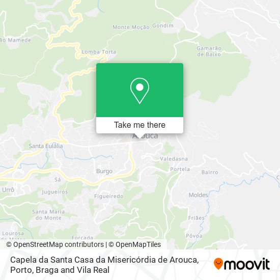 Capela da Santa Casa da Misericórdia de Arouca map