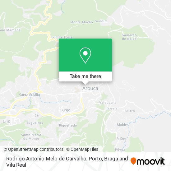 Rodrigo António Melo de Carvalho mapa