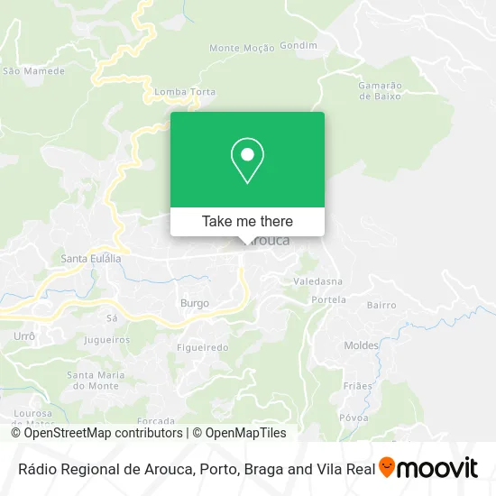 Rádio Regional de Arouca map
