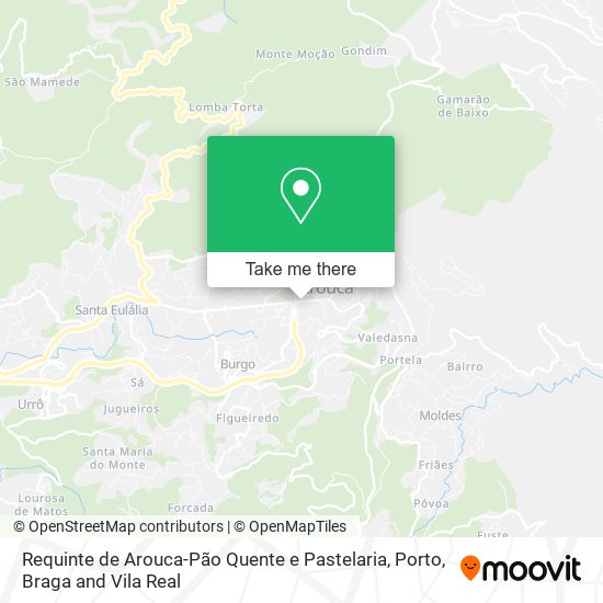 Requinte de Arouca-Pão Quente e Pastelaria mapa
