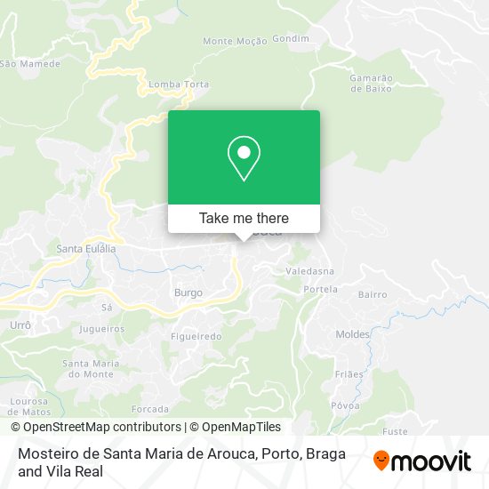 Mosteiro de Santa Maria de Arouca map